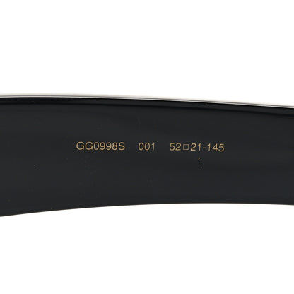 Gucci Rectangle 52mm Frame Sunglasses GG0998S Black 6 of 8