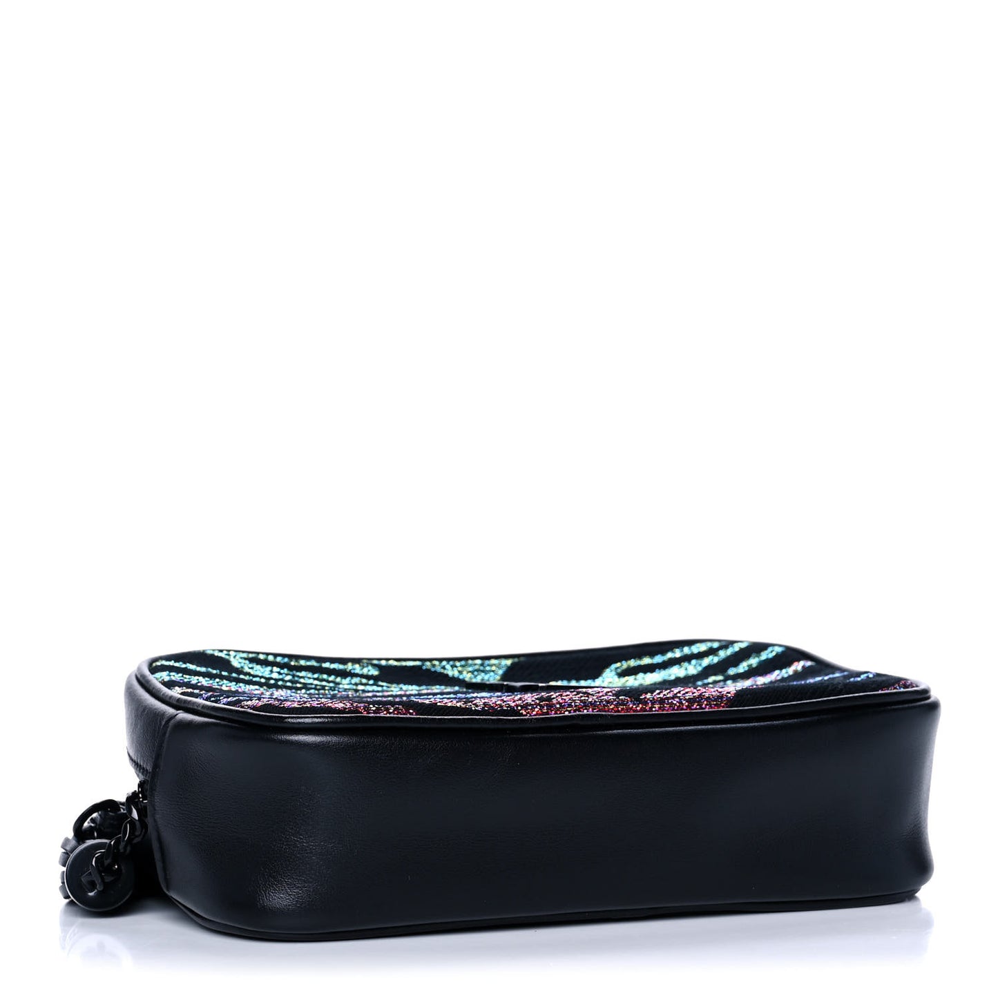 Canvas Calfskin Metallic Tiger Print Monogram Lou Camera Bag Multicolor