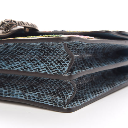 Gucci GG Supreme Monogram Python Embroidered Medium Dionysus Shoulder Bag 9 of 11