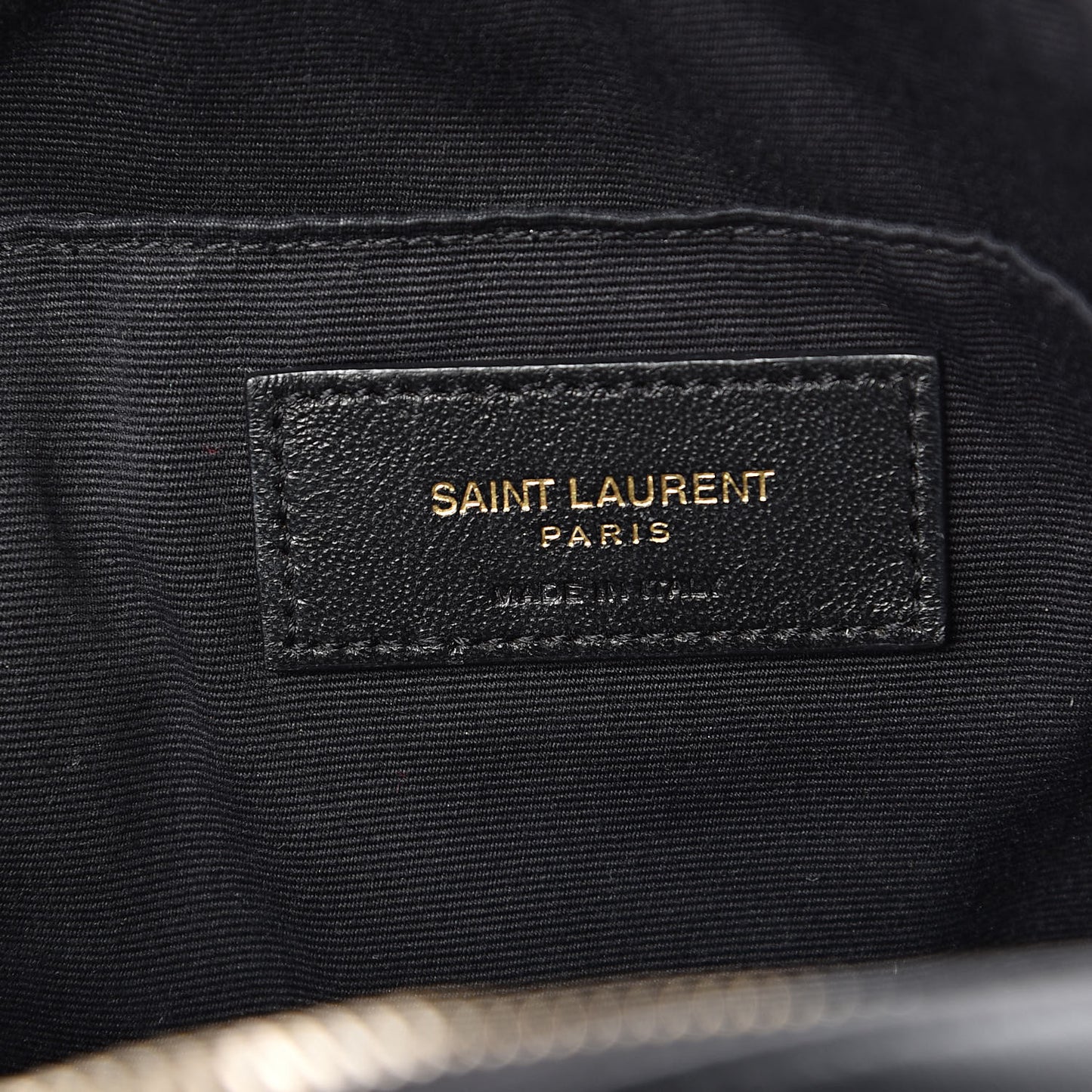 Calfskin Matelasse Monogram Lou Camera Bag Black