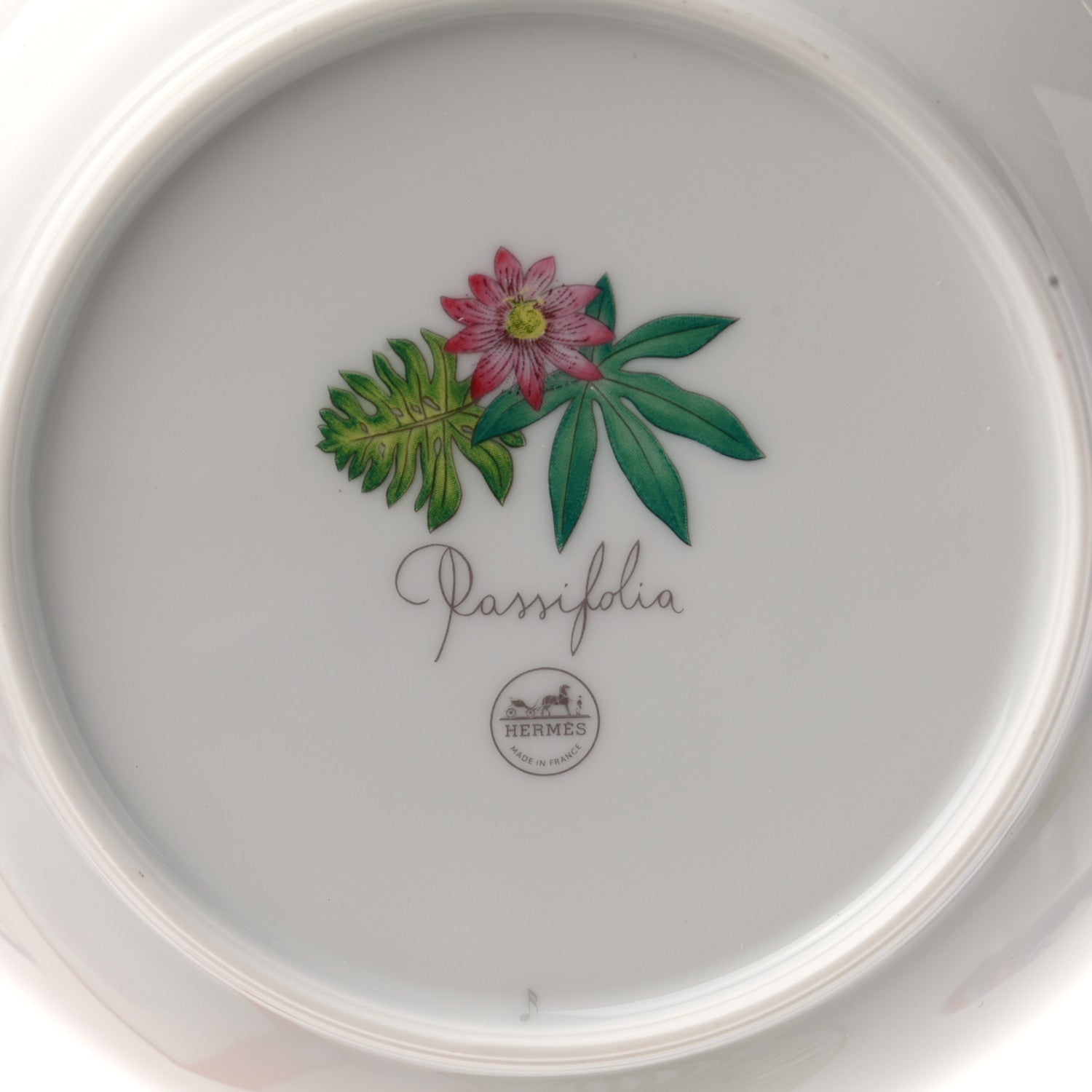 Hermes Porcelain Passifolia Cereal Bowl Set of 2 10 of 10