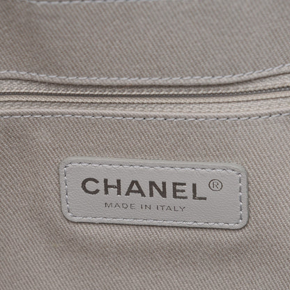 Chanel Glazed Calfskin Small Deauville Tote Black 6 of 8