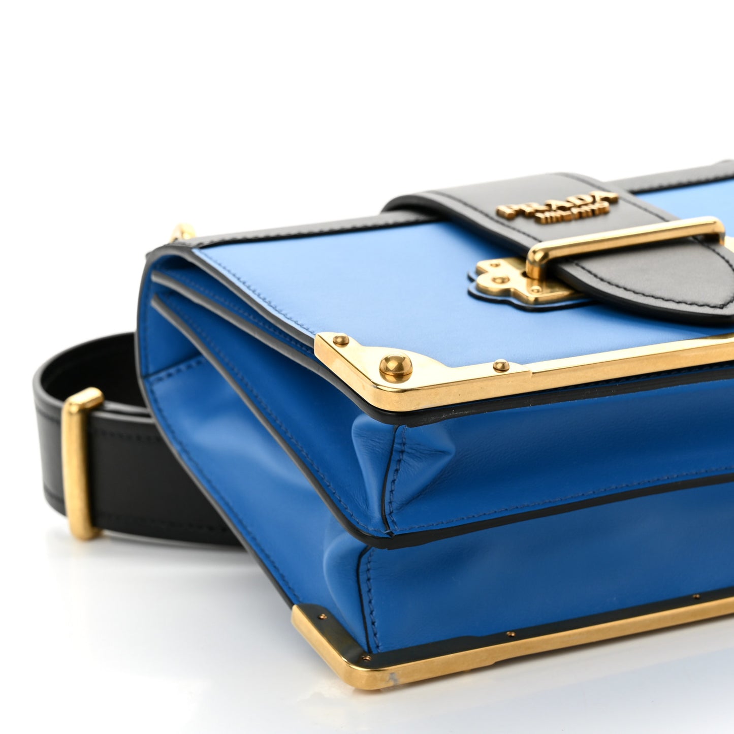 City Calf Saffiano Cahier Bag Marea Black
