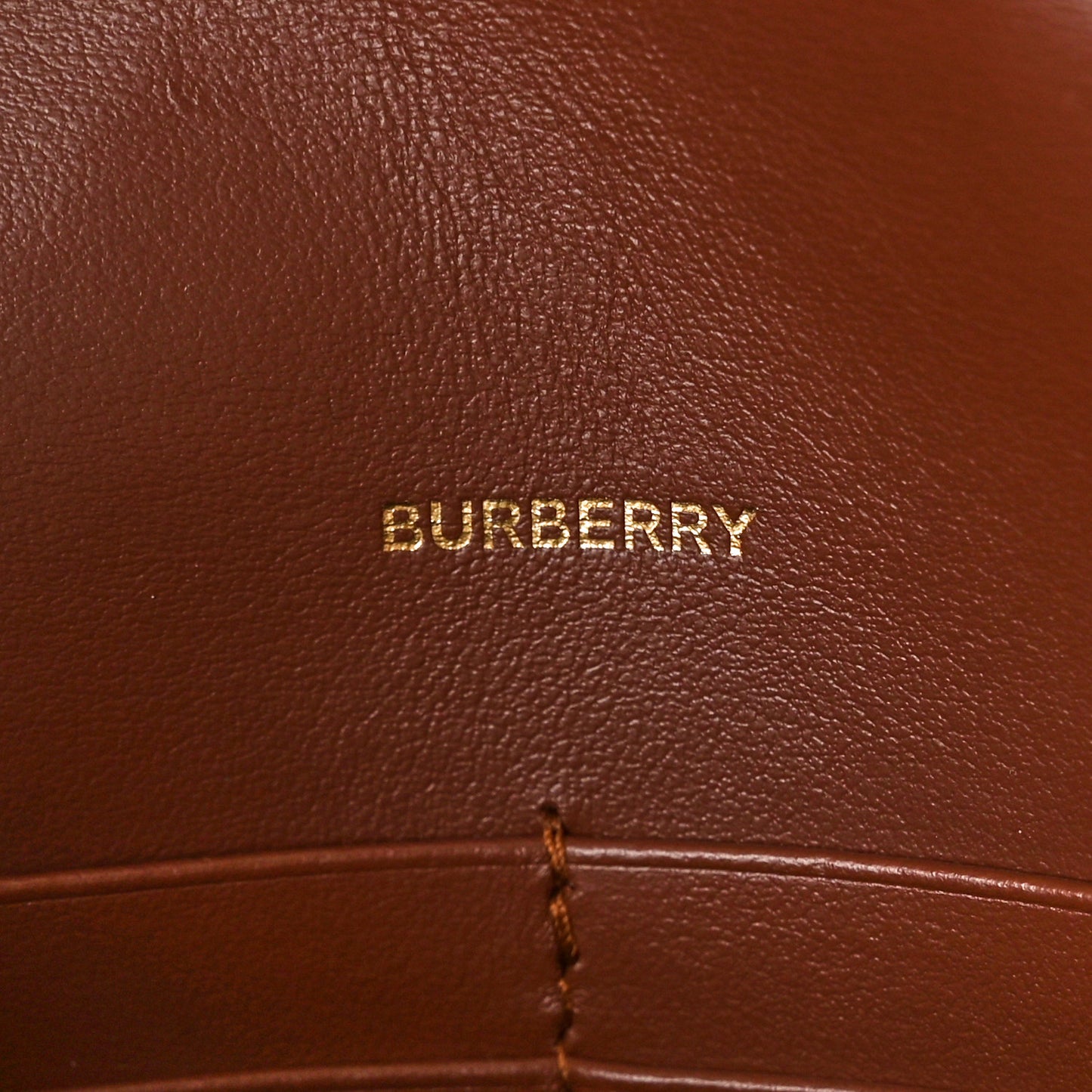 E-Canvas Monogram Stripe Albion TB Bag Bridle Brown