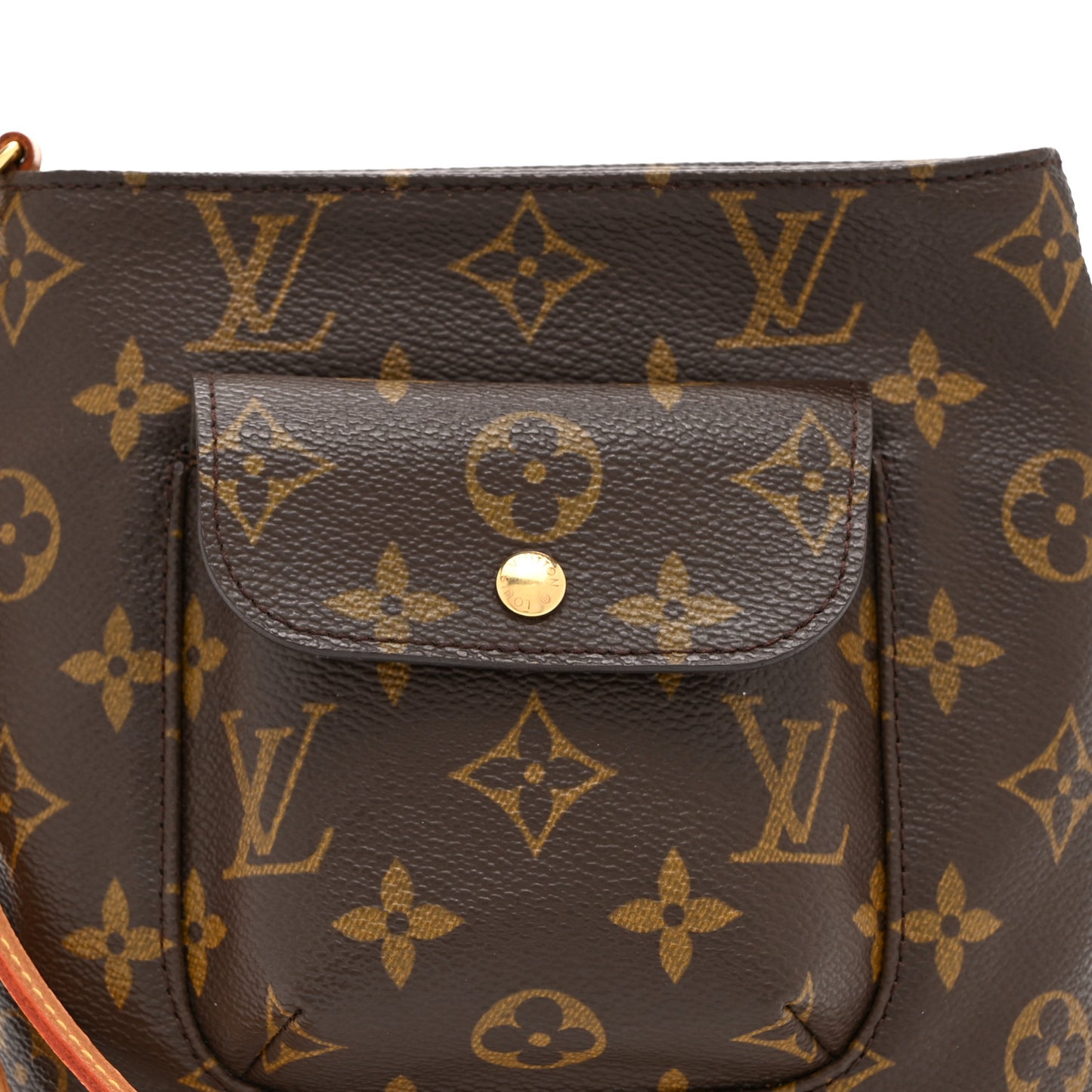 Monogram Partition Wristlet