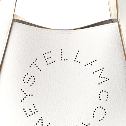 Stella McCartney Eco Alter Nappa Perforated Crossbody Tote White 8 of 10