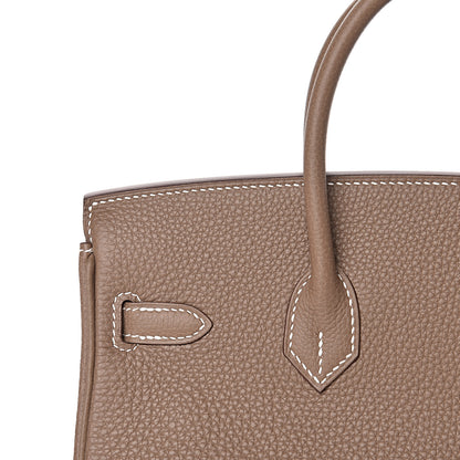 Hermes Togo Birkin 25 Etoupe 30 of 33