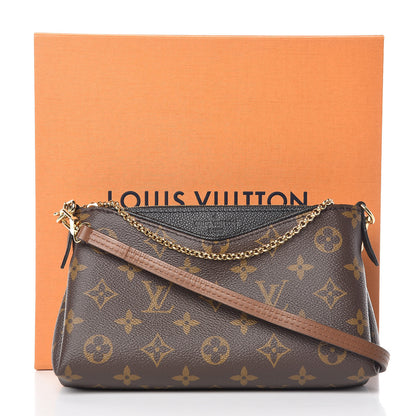Louis Vuitton Monogram Pallas Clutch Black 11 of 11