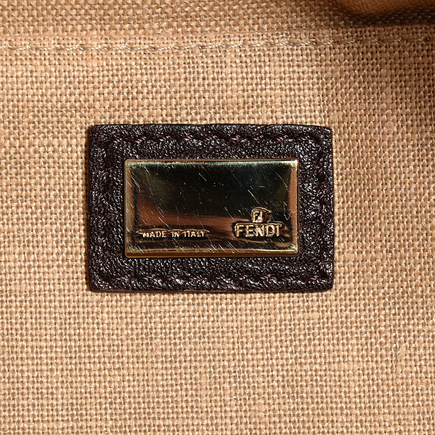 Fendi Zucca Nappa Nuvolata Vitello Tortuga Spy Bowler Tobacco Moro 10 of 10