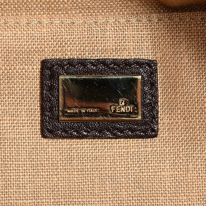 Fendi Zucca Nappa Nuvolata Vitello Tortuga Spy Bowler Tobacco Moro 10 of 10