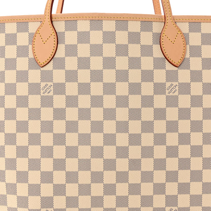 Louis Vuitton Damier Azur Neo Neverfull GM Rose Ballerine 7 of 11