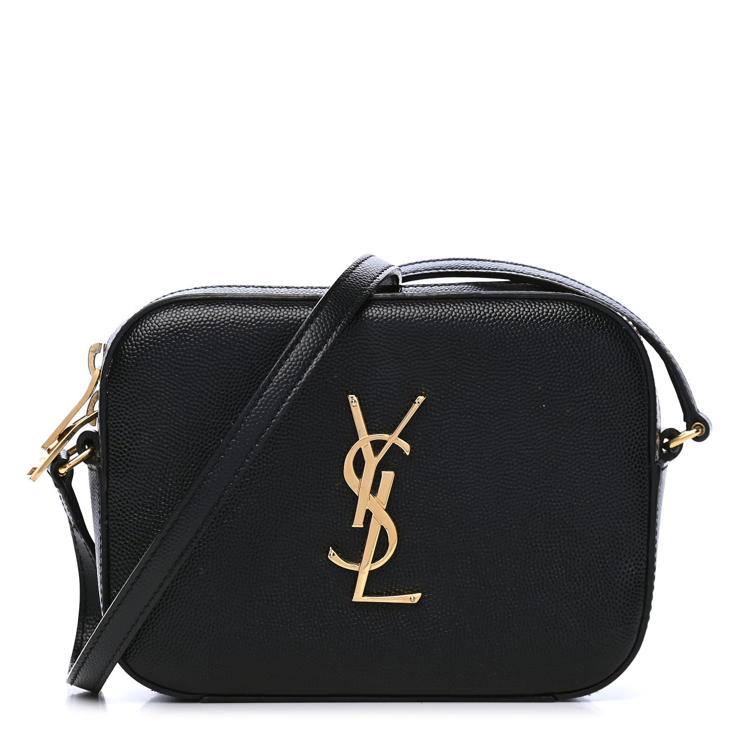 Saint Laurent Grain De Poudre Small Classic Monogram Camera Bag Black 1 of 6