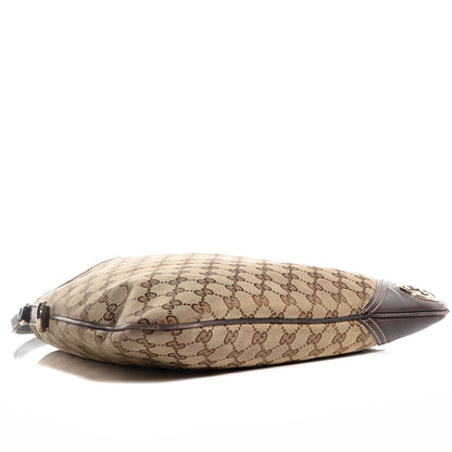 Gucci Monogram GG New Britt Medium Hobo Brown 5 of 8