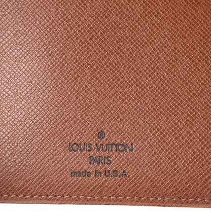 Louis Vuitton Monogram Simple Checkbook Holder Wallet 6 of 10