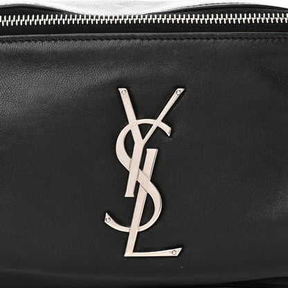 Saint Laurent Calfskin Monogram Belt Bag Black 8 of 12