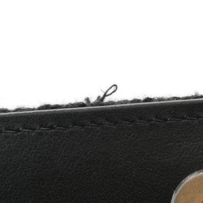 Chanel Tweed Quilted Chanel 19 Wallet On Chain WOC Black White 12 of 12