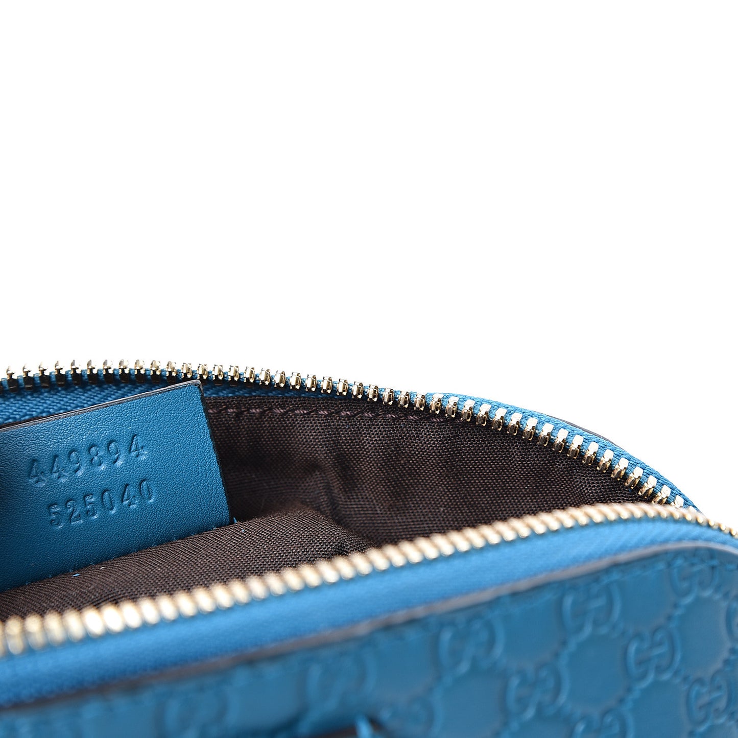 Soft Microguccissima Cosmetic Case Deep Cobalt