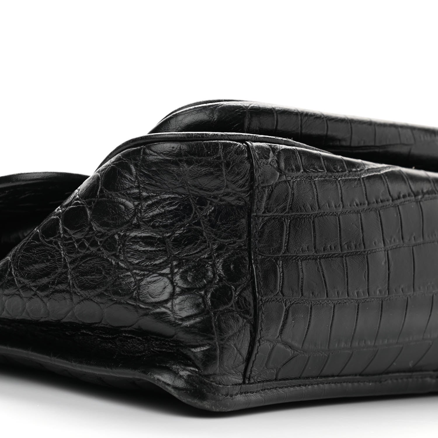 Saint Laurent Calfskin Matelasse Monogram Studded Medium Niki Chain Satchel Black 9 of 10