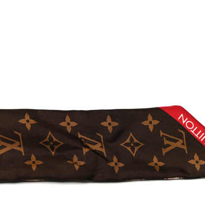Louis Vuitton Silk Monogram Forever BB Bandeau Brown 3 of 3