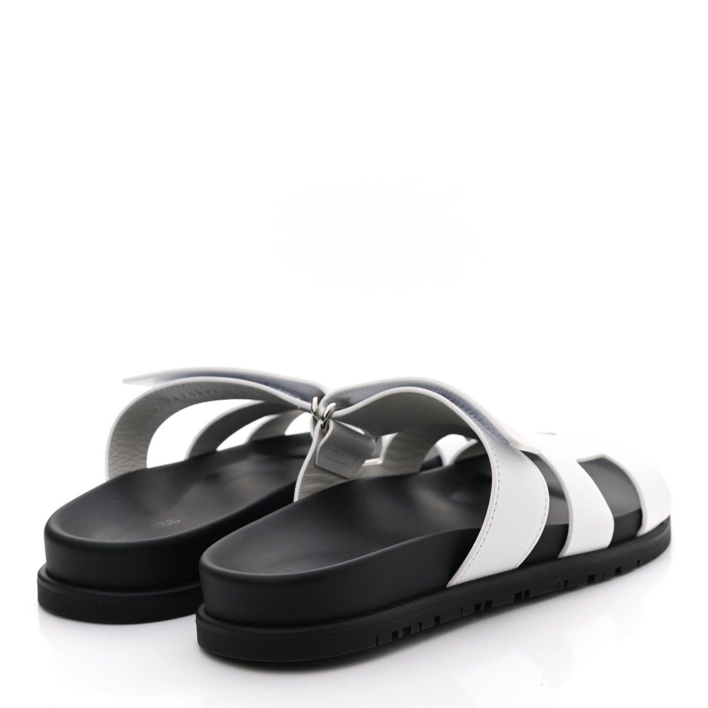 Calfskin Womens Chypre Sandals 36 White