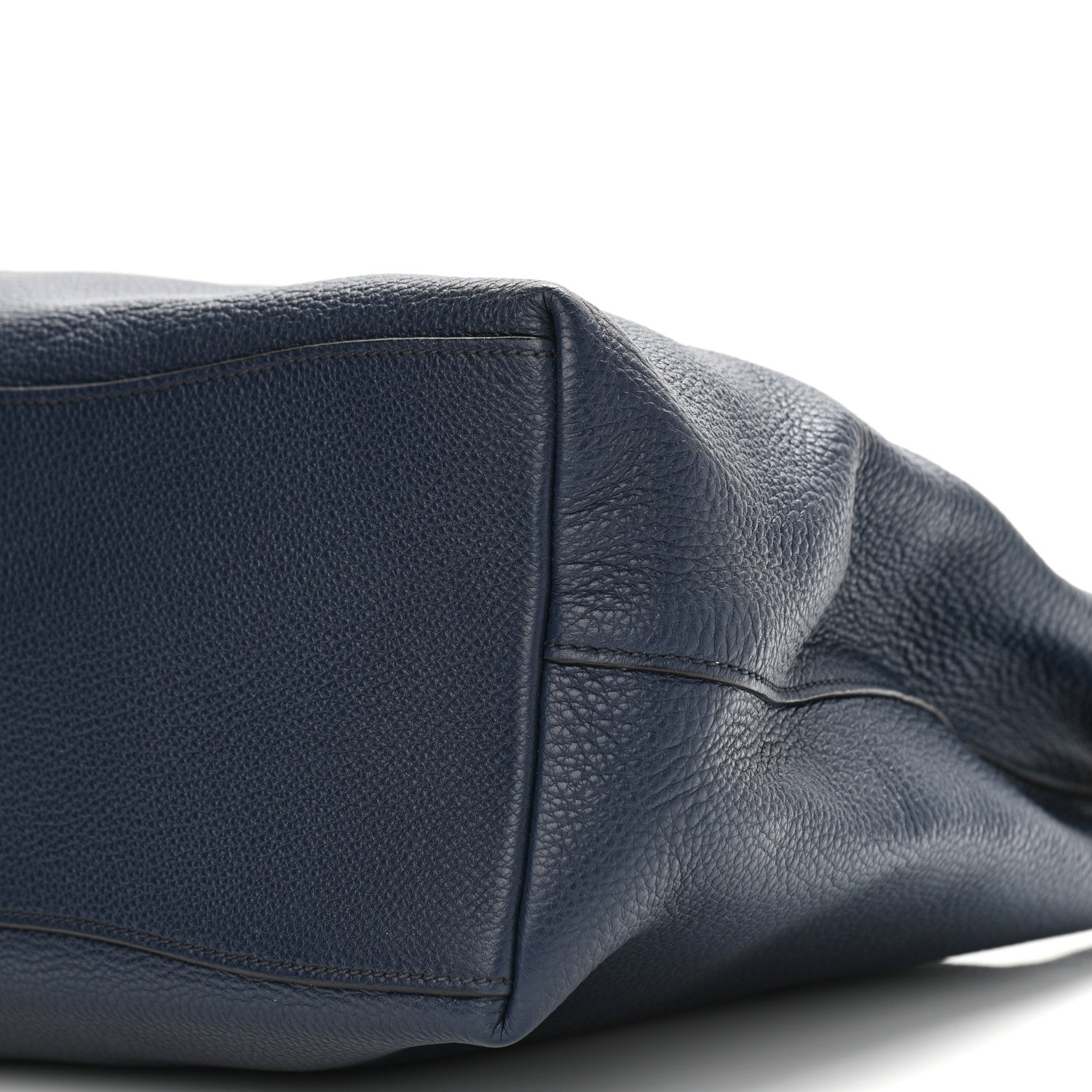 Prada Vitello Phenix Embossed Logo Hobo Baltico 10 of 10