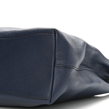 Prada Vitello Phenix Embossed Logo Hobo Baltico 10 of 10