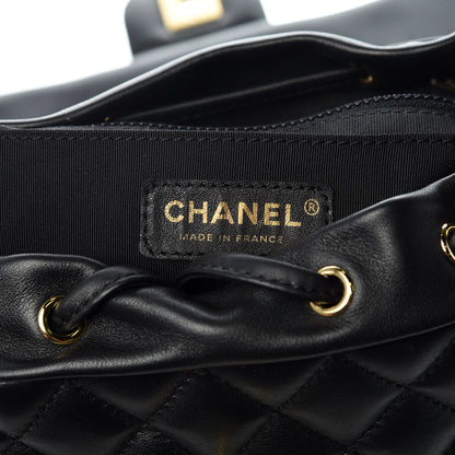 Chanel Calfskin Quilted Small Urban Spirit Backpack Black 6 of 10