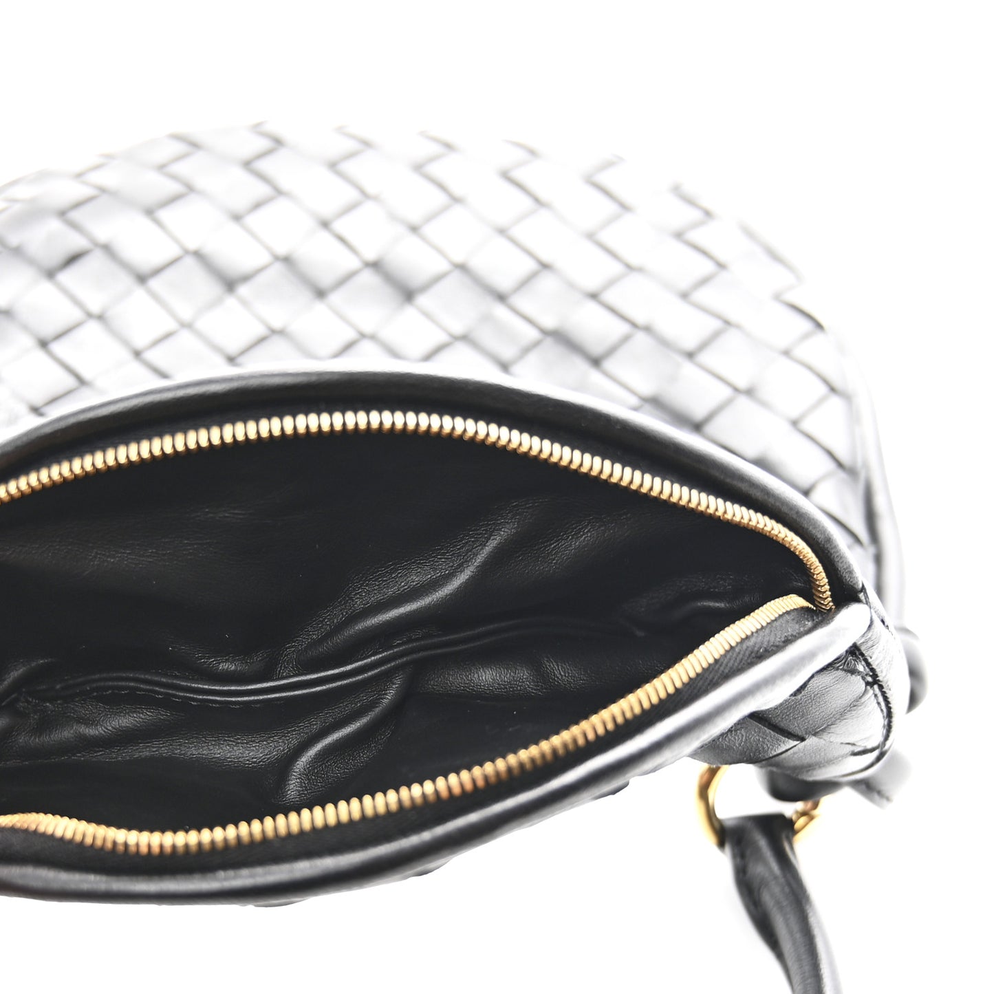 Nappa Intrecciato Small Gemelli Black