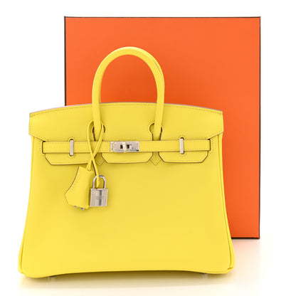 Hermes Swift Birkin 25 Lime 11 of 11