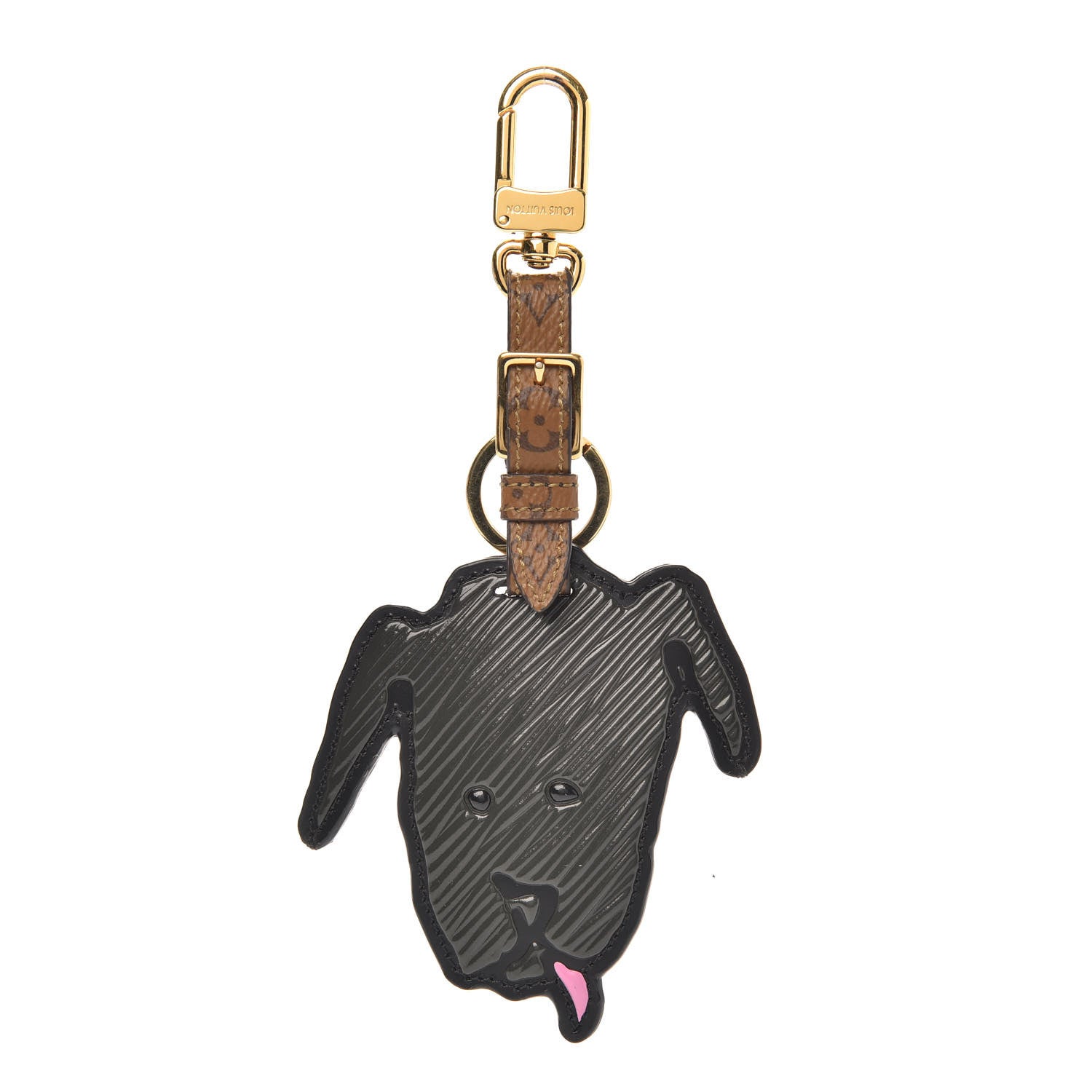 Louis Vuitton Epi Reverse Monogram Catogram Bag Charm Key Holder Gris 1 of 4