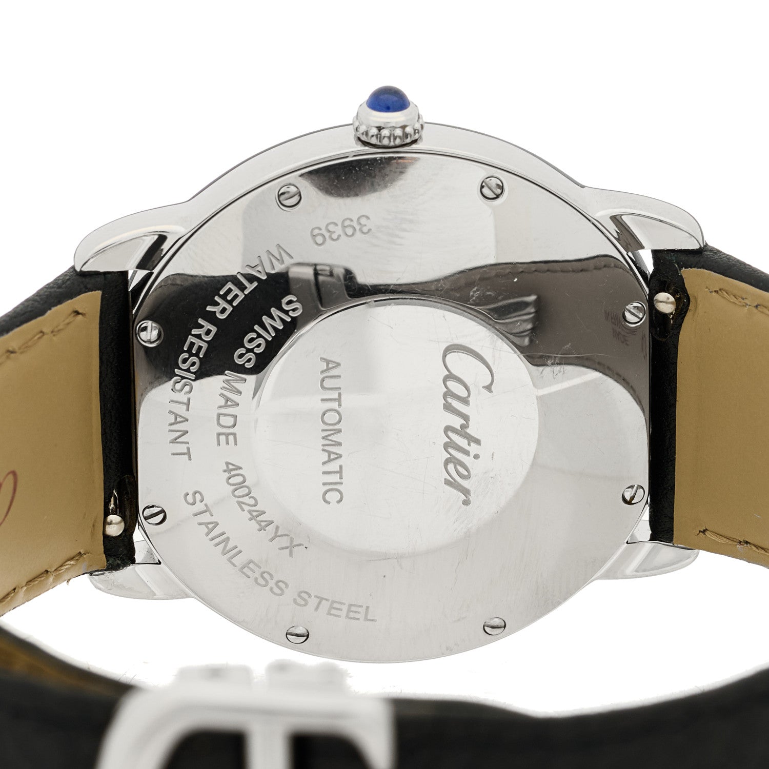 Cartier Stainless Steel Calfskin 36mm Ronde Solo Automatic Watch 4 of 4