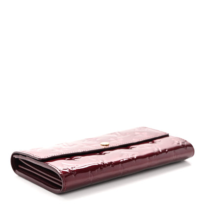 Louis Vuitton Vernis Sarah Wallet Rouge Fauviste 4 of 8
