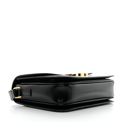 Celine Shiny Calfskin Medium Triomphe Black 4 of 11