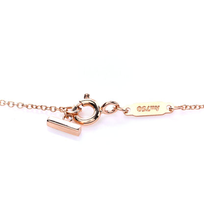 Tiffany 18K Rose Gold Small T Smile Pendant Necklace 5 of 6