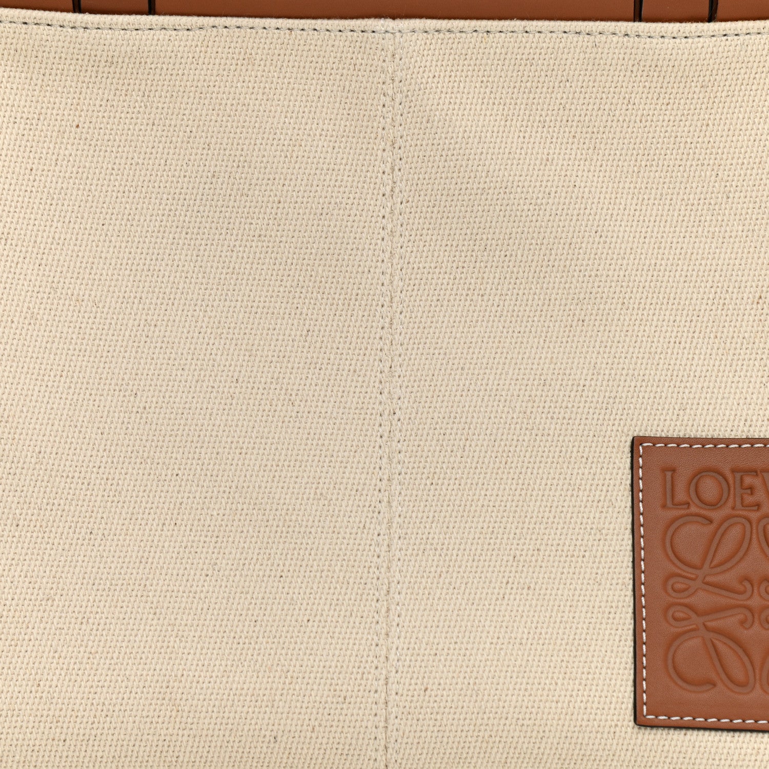 Loewe Canvas Calfskin Small Cushion Tote Beige 8 of 11