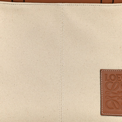 Loewe Canvas Calfskin Small Cushion Tote Beige 8 of 11
