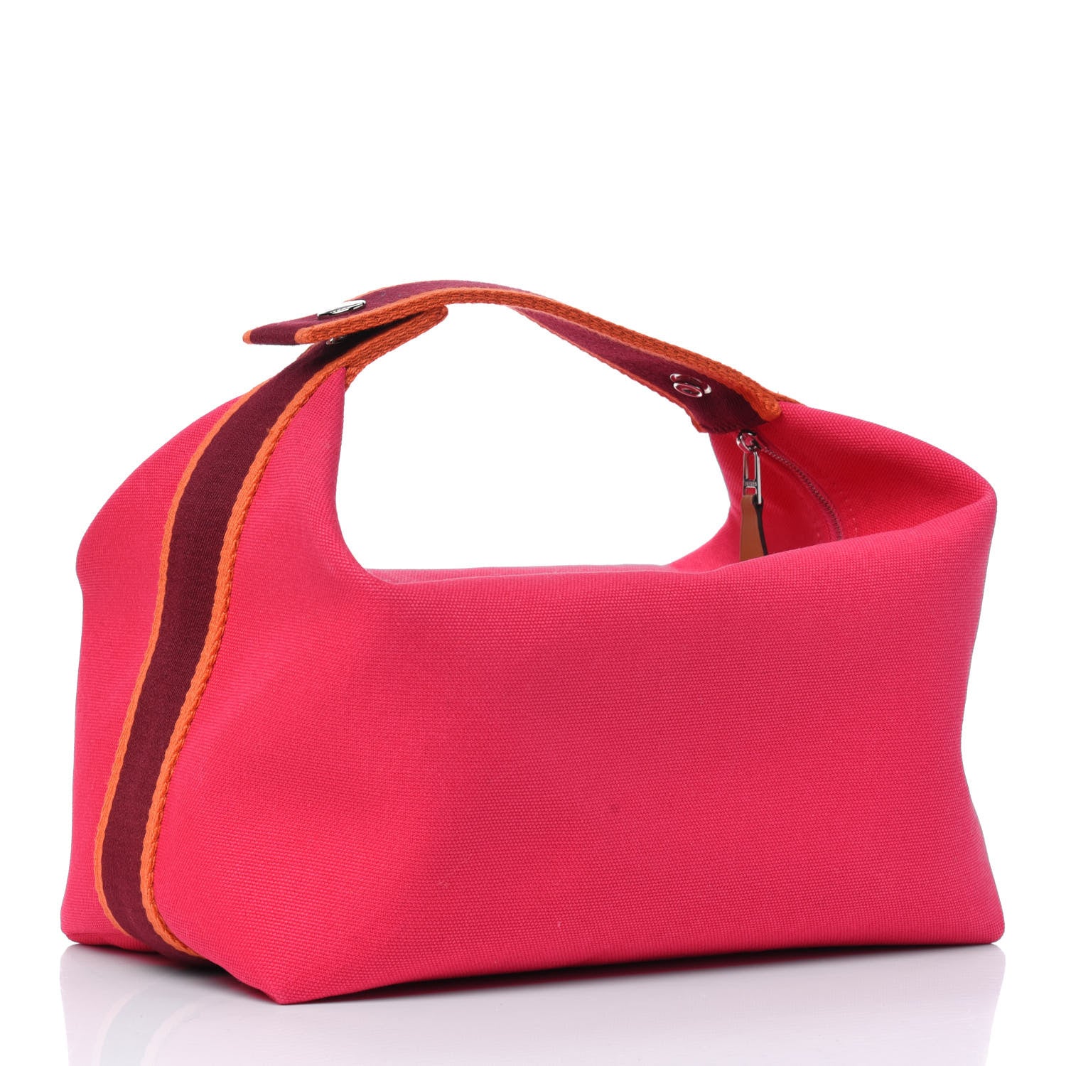 Hermes Canvas Small Bride-A-Brac Pouch Hibiscus 3 of 13