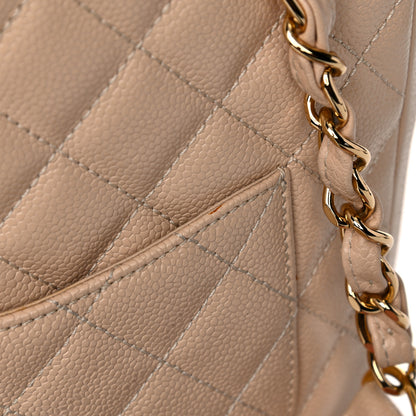Chanel Caviar Quilted Petit Shopping Tote PST Beige Clair 21 of 22