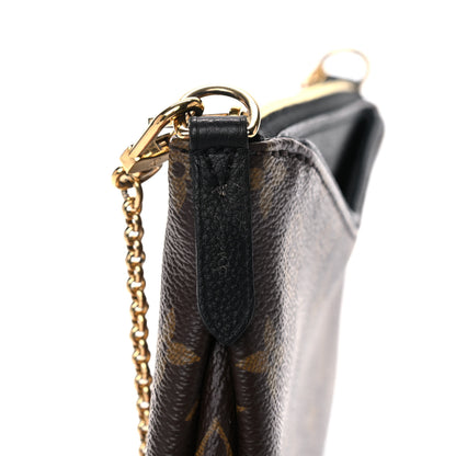 Louis Vuitton Monogram Pallas Clutch Black 13 of 14