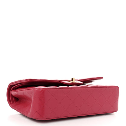 Chanel Caviar Quilted Medium Double Flap Dark Pink 4 of 10