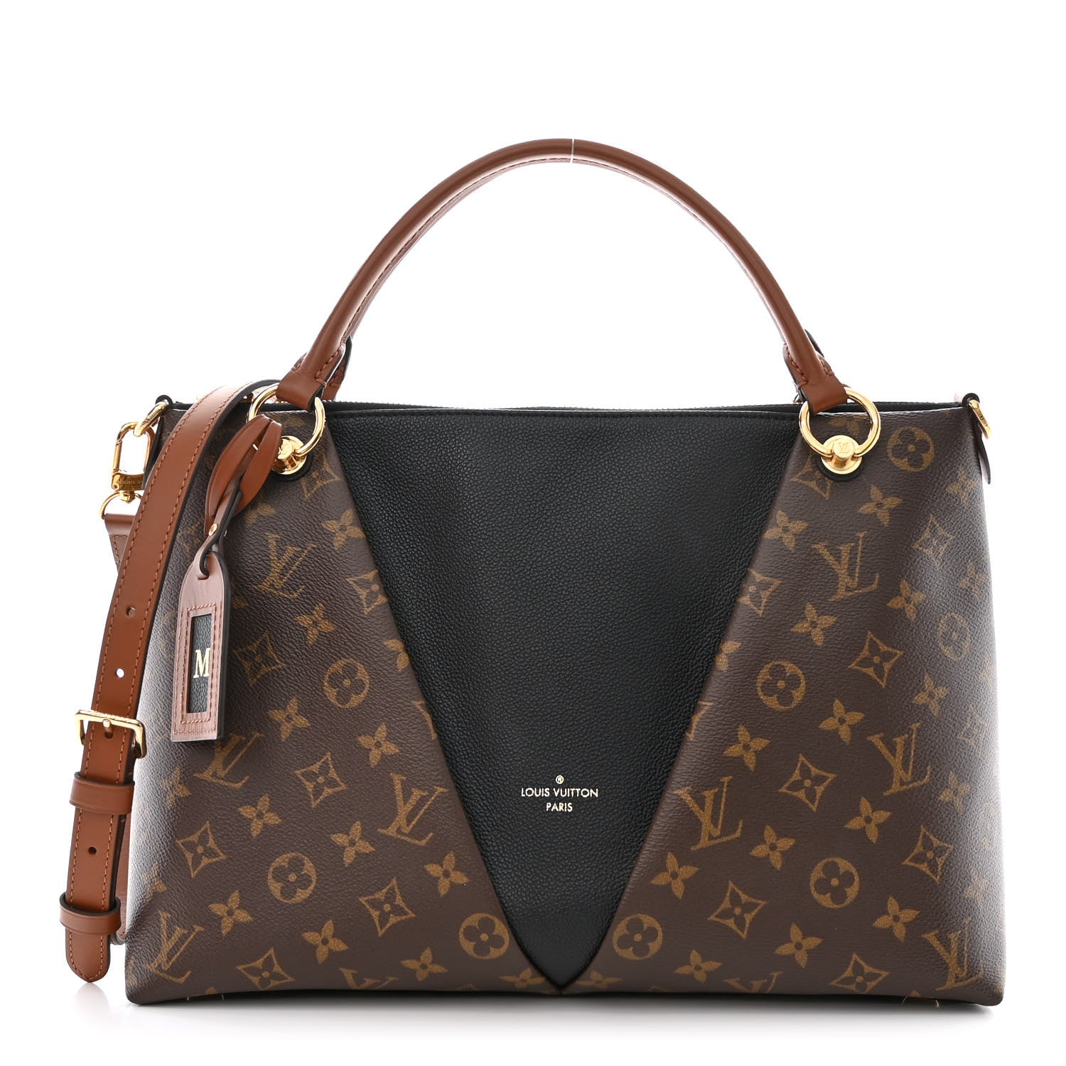 Louis Vuitton Monogram V Tote MM Black 1 of 12