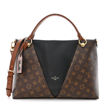 Louis Vuitton Monogram V Tote MM Black 1 of 12