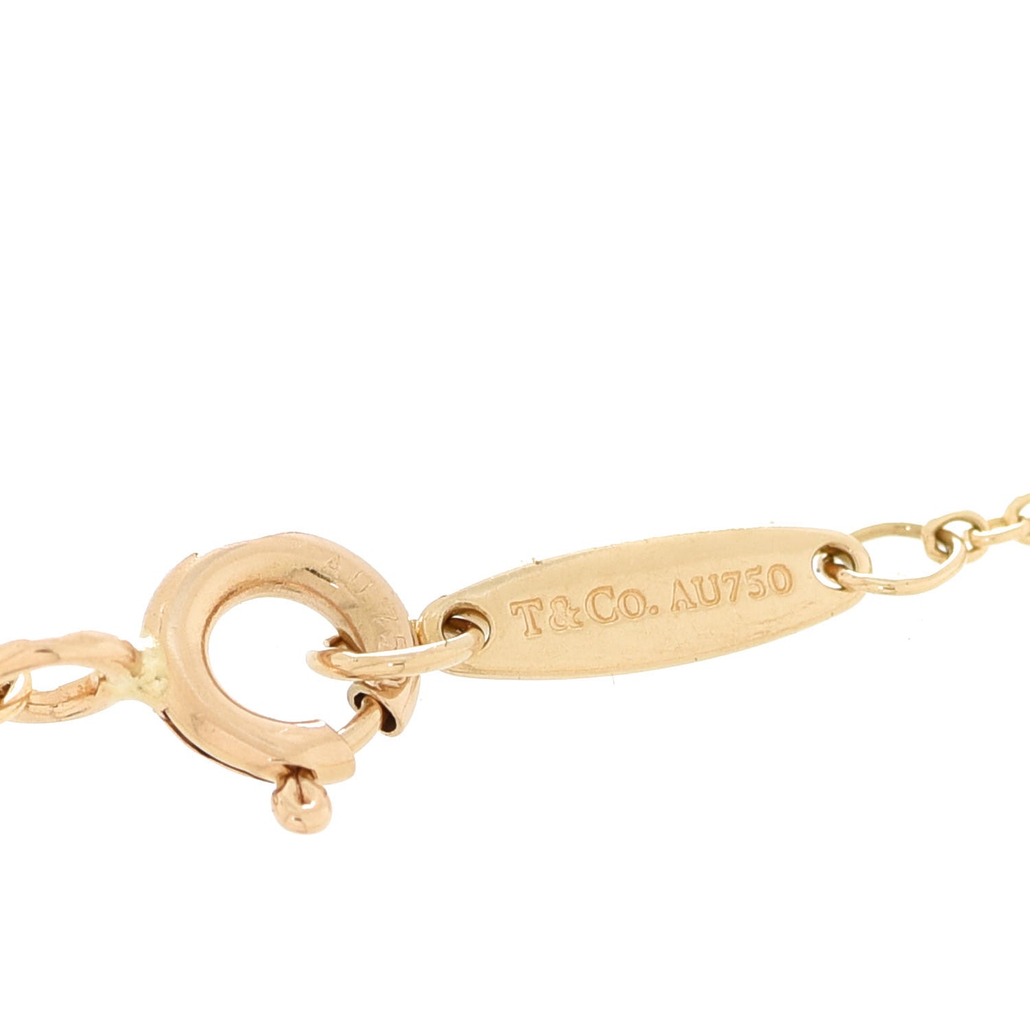 Tiffany 18K Yellow Gold Diamond .08ct Elsa Peretti Diamonds by the Yard Bracelet 5 of 5