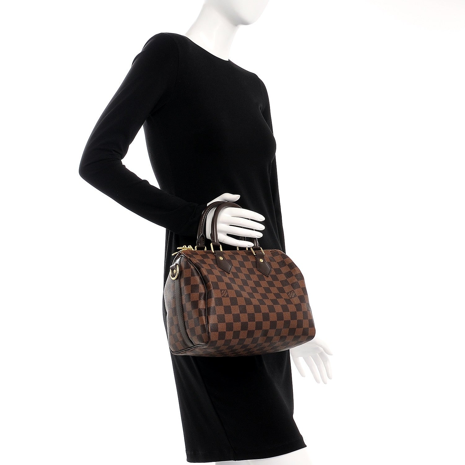Louis Vuitton Damier Ebene Speedy Bandouliere 25 2 of 8