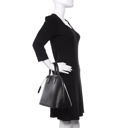 Louis Vuitton Epi Alma PM Black 2 of 9