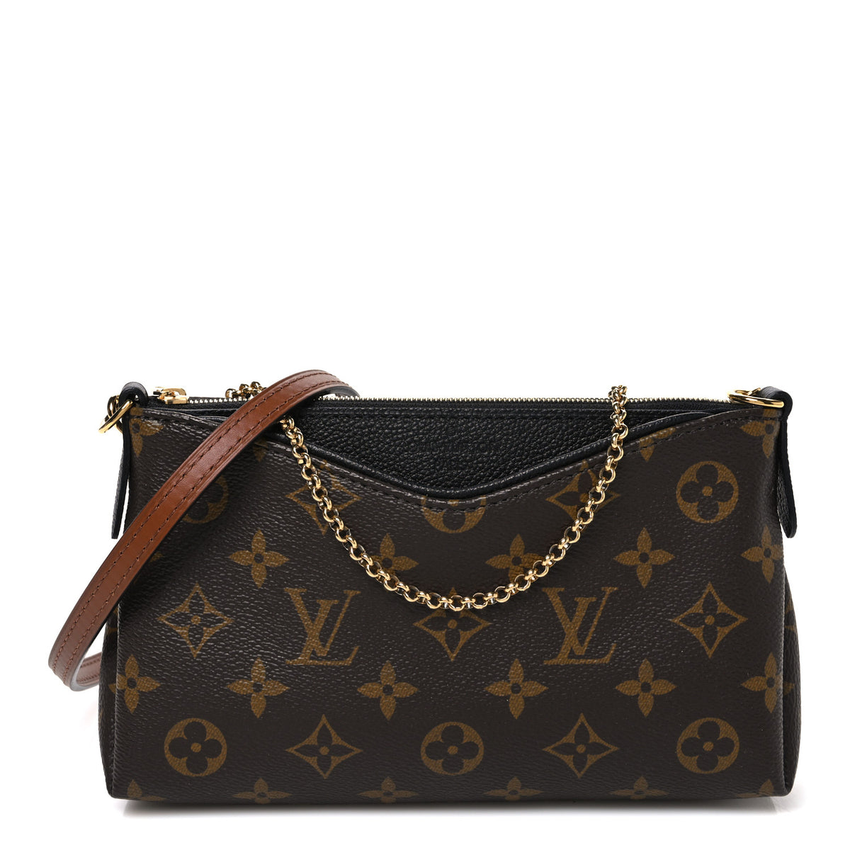 Monogram Pallas Clutch Black