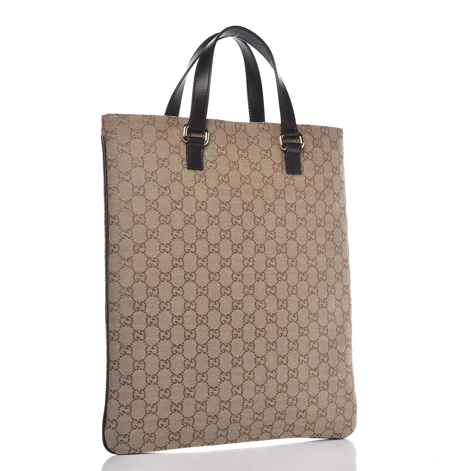 Gucci Metallic GG Plus Monogram Flat Vertical Tote 3 of 7