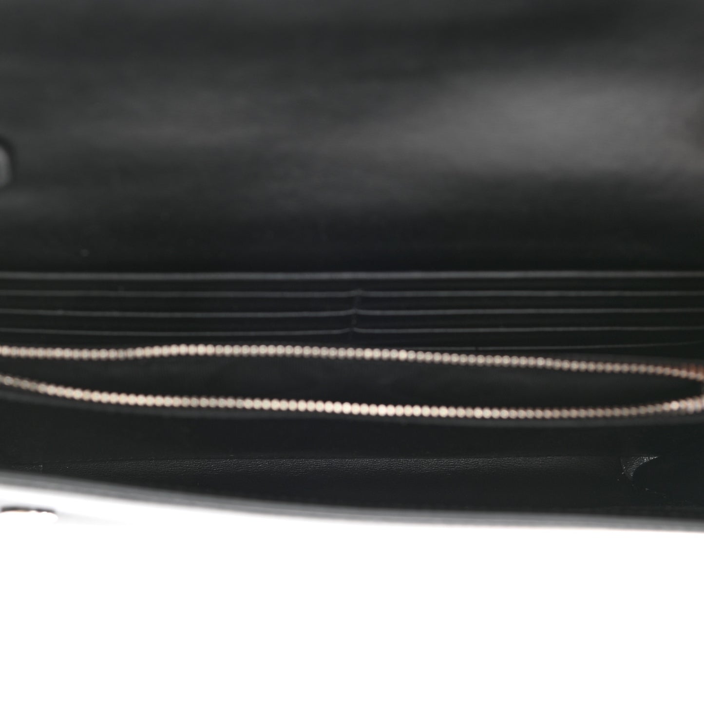 Tessuto Nylon Vitello Wallet on Strap Black