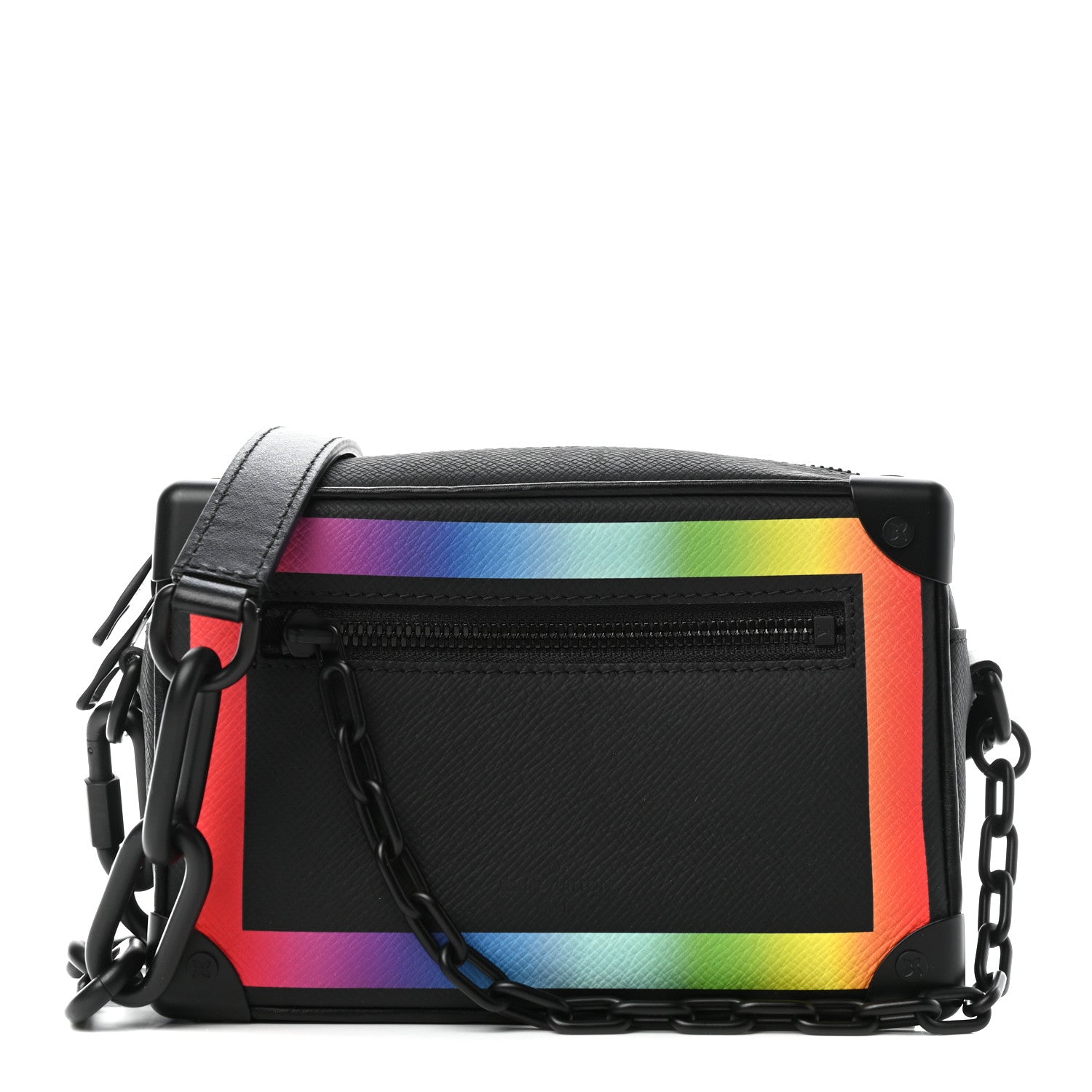 Louis Vuitton Taiga Rainbow Mini Soft Trunk Black 1 of 4