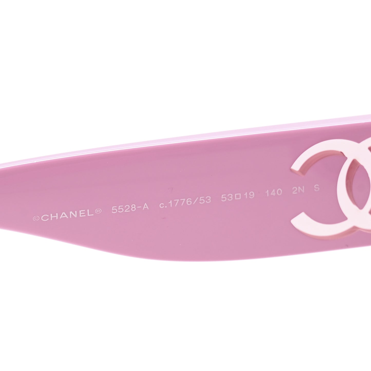 Acetate Nyon Oval CC Sunglasses 5528-A Pink